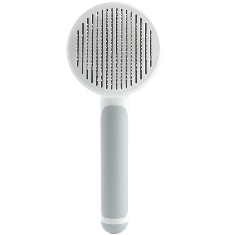 Pet Cat Hair Shedding Comb Button 256 Needle Massage Combs Dog Hair Remover Pet Dog Cat Brush Grooming Tool Furmins Pet Supplies Vy's Authentic Shoppe