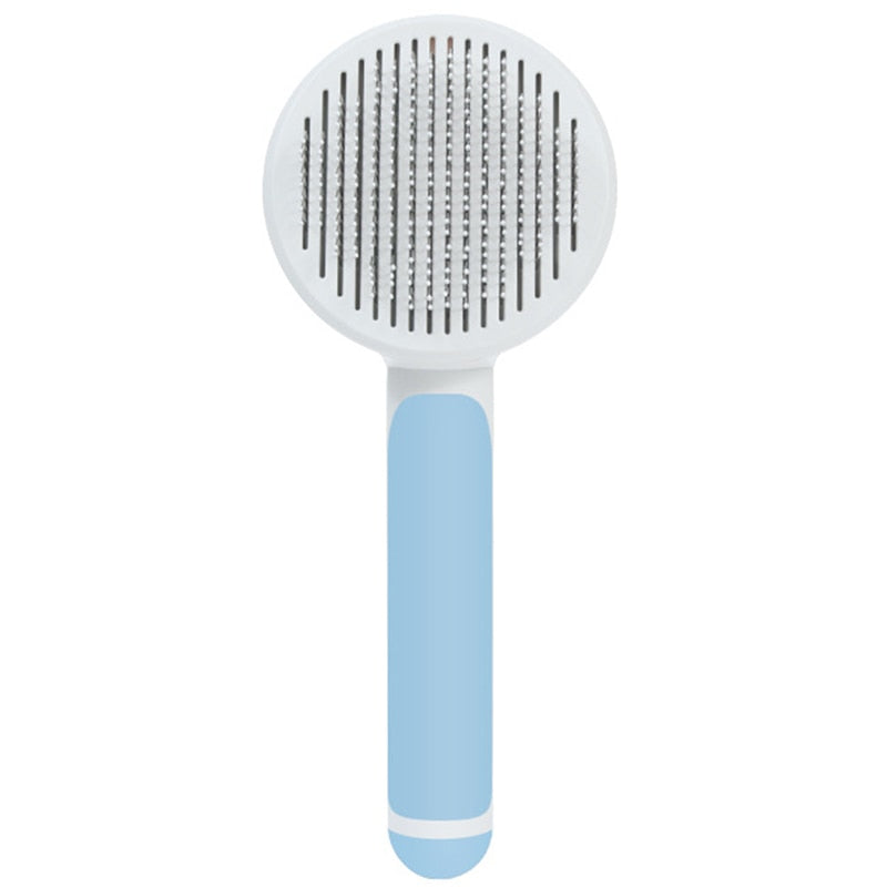 Pet Cat Hair Shedding Comb Button 256 Needle Massage Combs Dog Hair Remover Pet Dog Cat Brush Grooming Tool Furmins Pet Supplies Vy's Authentic Shoppe