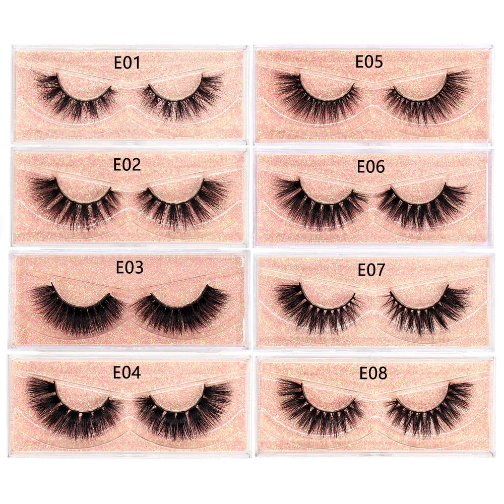 FOXESJI Mink Lashes Eyelashes Fluffy Natural Soft Cross False Eyelashes Eyelash Extension Volume 3D Mink Lashes Eyelashes Makeup Vy's Authentic Shoppe