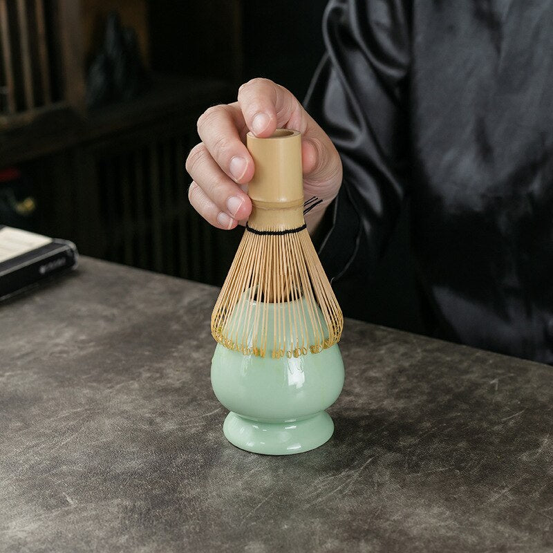 Matcha tea brush brush Baiben Li Song Dynasty tea ordering tool Matcha bowl tea brush stand tea dial stirring brush bamboo brush Vy's Authentic Shoppe