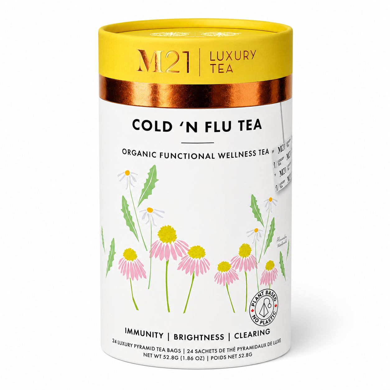 Echinacea Apple Lemon Tea | Organic | Canadian | 24ct DC-Tega Tea