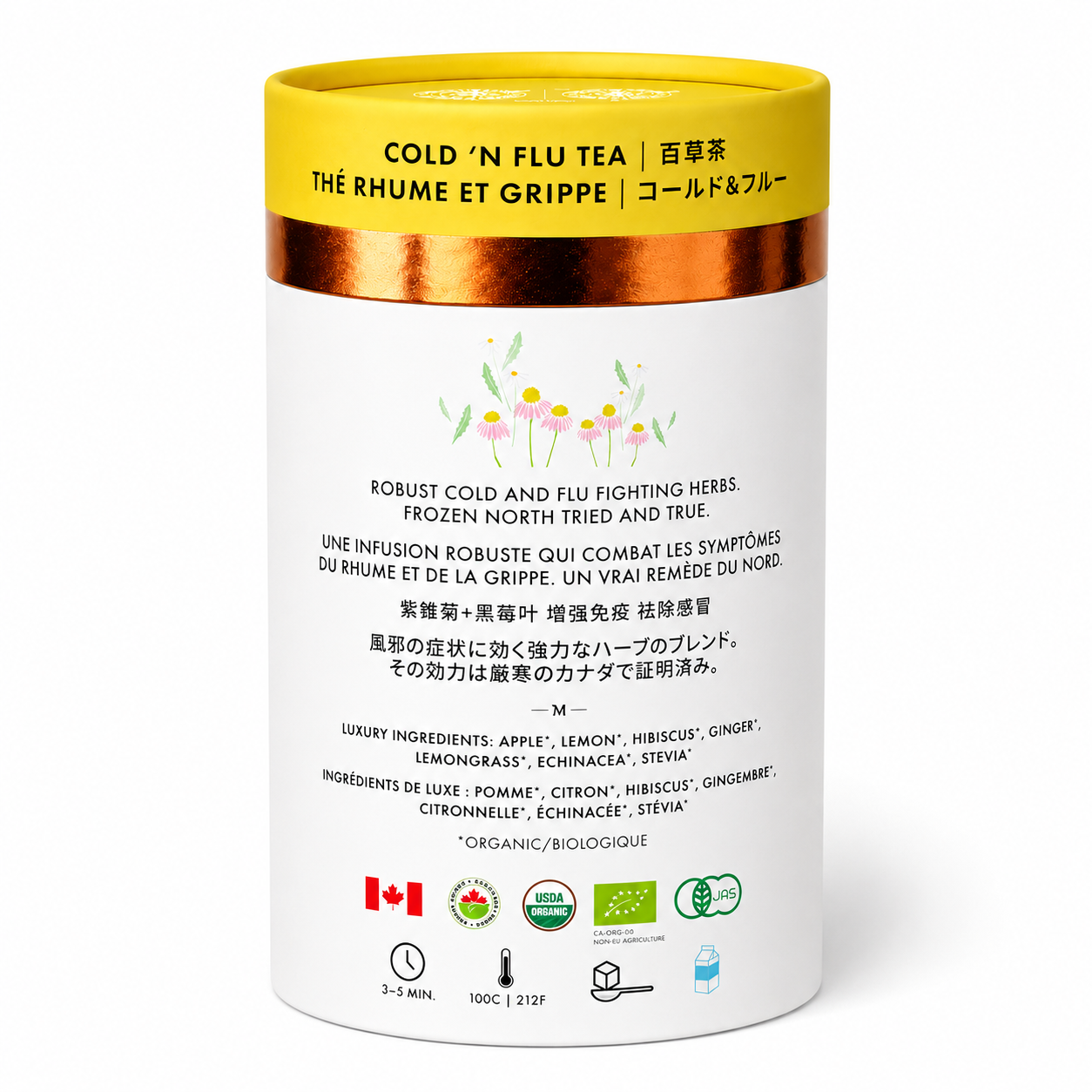 Echinacea Apple Lemon Tea | Organic | Canadian | 24ct DC-Tega Tea