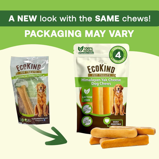 Gold Yak Chews for Small Dogs (4 - 75 sticks) DC-EcoKind Pet Treats