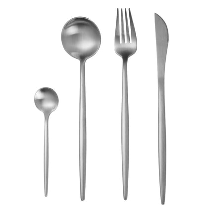 Rose Gold Tableware Set Stainless Steel Cutlery Set Western Food Tableware Luxury Fork Teaspoon Knife Cutlery Set fork spoon Vy's Authentic Shoppe