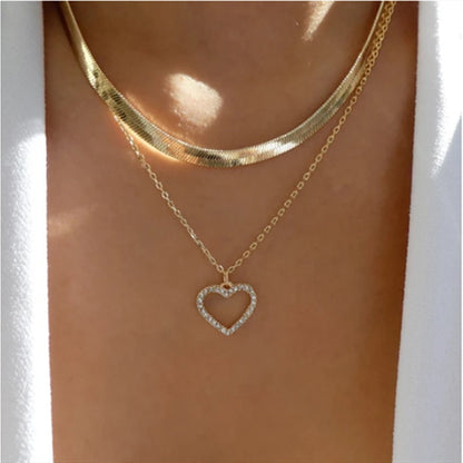 YWZIXLN Trend Elegant Jewelry Crystal Triangle Pendant Necklace Golden Color Unquie Women Fashion Necklace Wholesale N0310 Vy's Authentic Shoppe