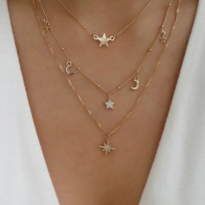 YWZIXLN Trend Elegant Jewelry Crystal Triangle Pendant Necklace Golden Color Unquie Women Fashion Necklace Wholesale N0310 Vy's Authentic Shoppe