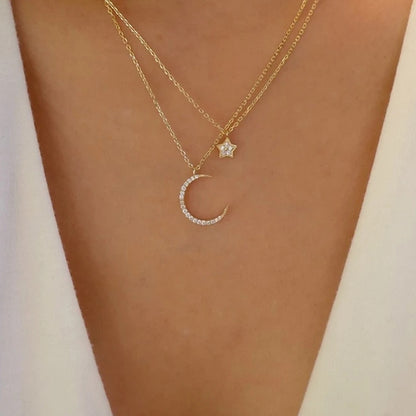 YWZIXLN Trend Elegant Jewelry Crystal Triangle Pendant Necklace Golden Color Unquie Women Fashion Necklace Wholesale N0310 Vy's Authentic Shoppe