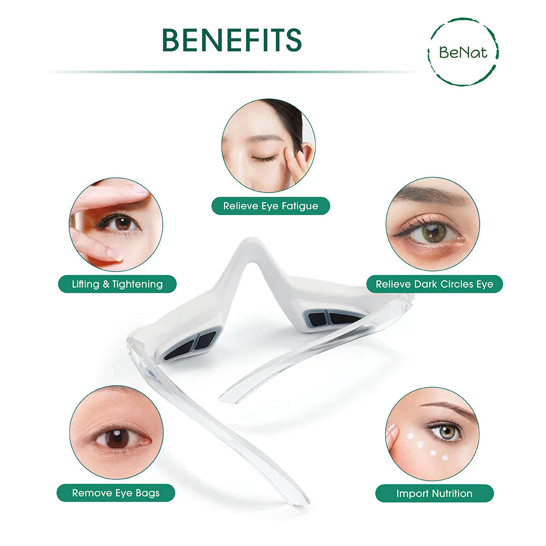 Under-Eye Red Light Therapy Skin Rejuvenation and Relaxation Massager DC-BeNat