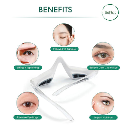 Under-Eye Red Light Therapy Skin Rejuvenation and Relaxation Massager DC-BeNat