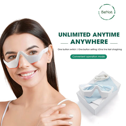 Under-Eye Red Light Therapy Skin Rejuvenation and Relaxation Massager DC-BeNat
