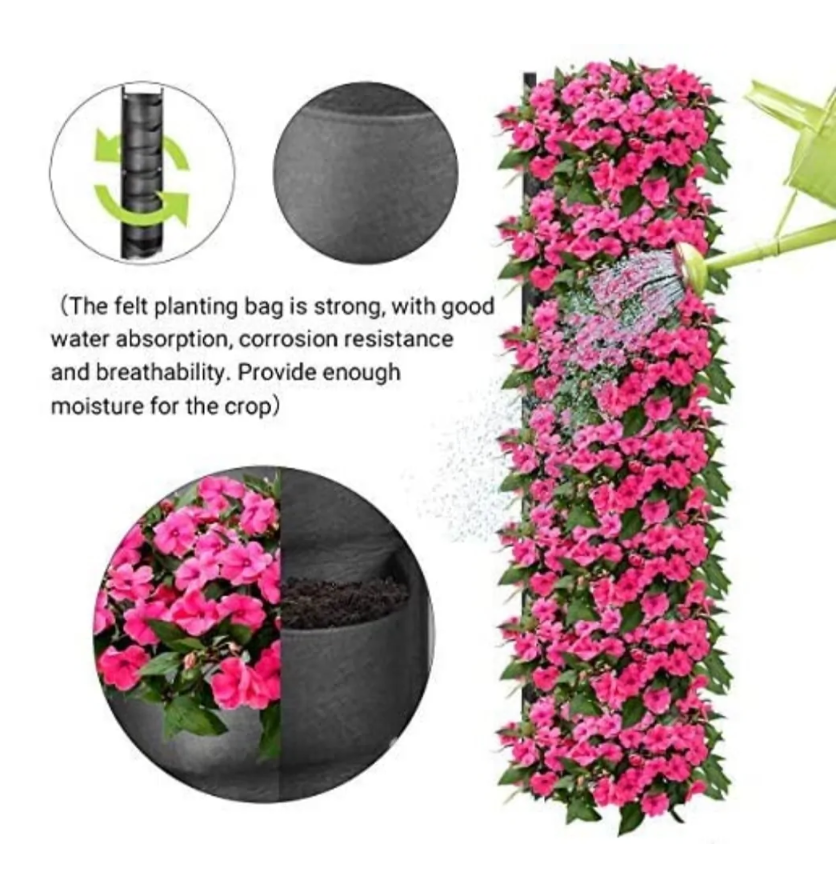 NEW DESIGN Vertical Hanging Garden Planter Flower Pots Vy's Authentic Shoppe