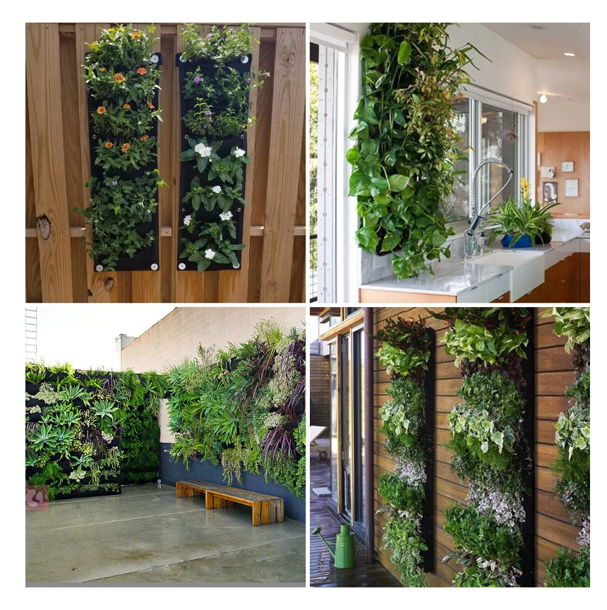 NEW DESIGN Vertical Hanging Garden Planter Flower Pots Vy's Authentic Shoppe
