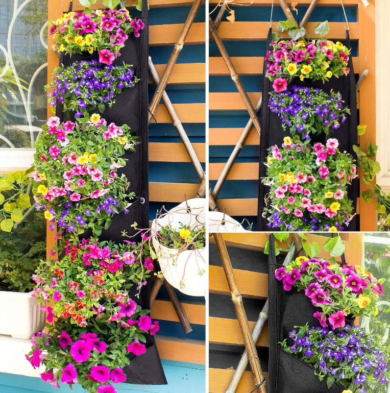 NEW DESIGN Vertical Hanging Garden Planter Flower Pots Vy's Authentic Shoppe