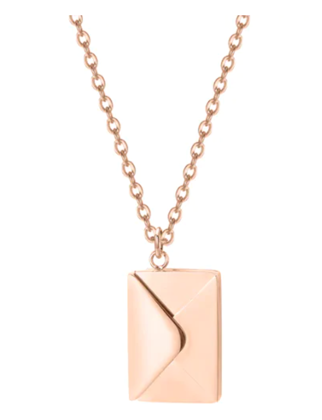 Envelope Necklace Vy's Authentic Shoppe