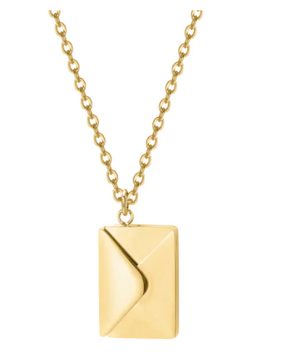 Envelope Necklace Vy's Authentic Shoppe